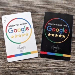 Google Unternehmensprofile für ein besseres Ranking – NFC-Karten