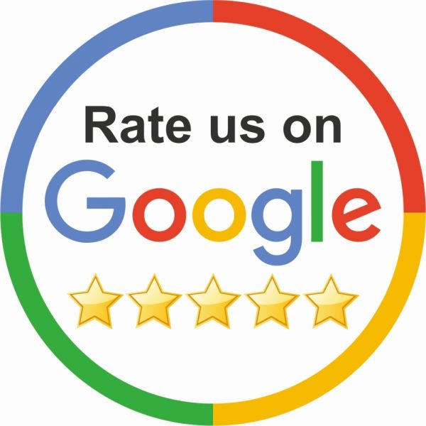 Business Aufkleber – Rate us on Google – Google Unternehmensprofile.